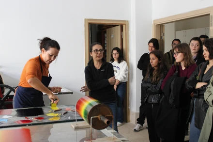 Elena SMYRNIOTIS tarafından "Mono Baskı" Workshop gerçekleştirildi